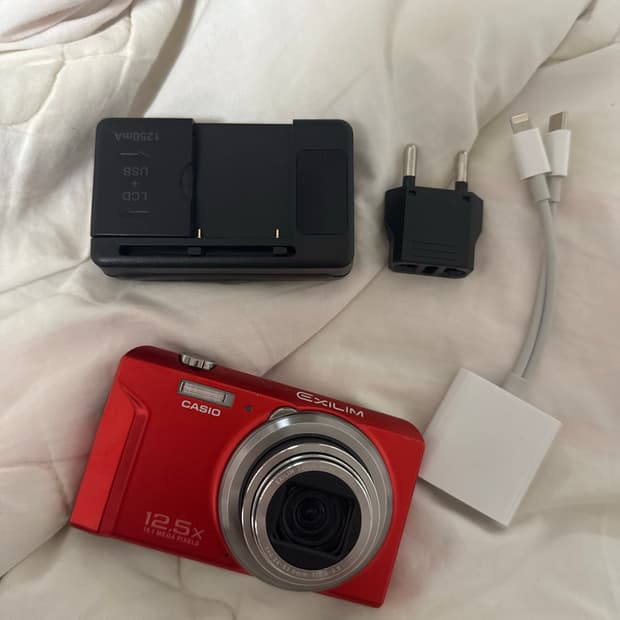 카시오 엑슬림 zs-160 레드