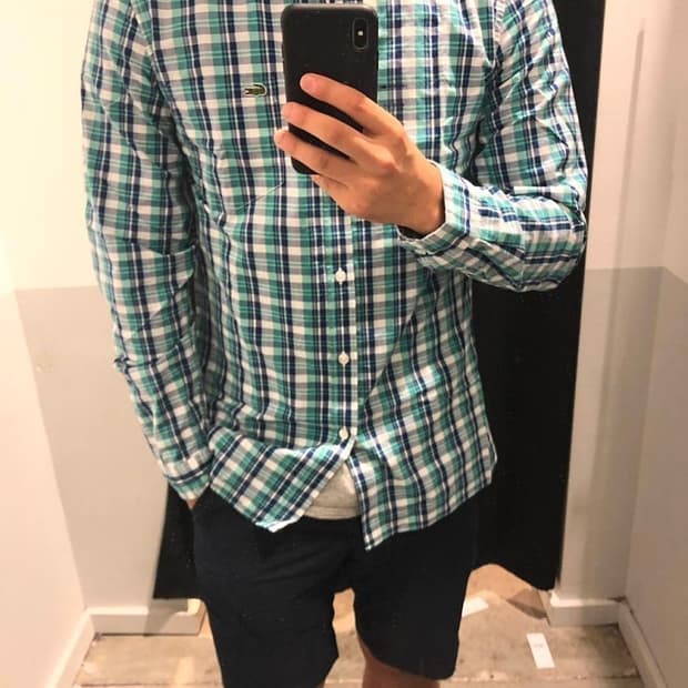 (100) 라코스테 남성체크셔츠 남방I폴로.아미.버버리.앤더슨벨.apc.