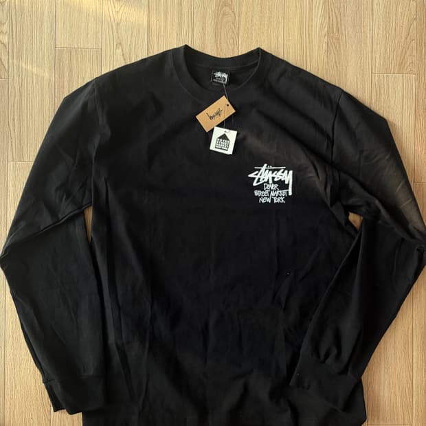 스투시 도버 뉴욕 롱슬리브L 새상품