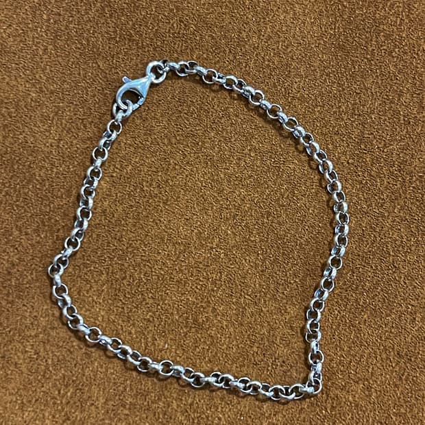 Solid Link Bracelet S925 3mm 남자팔찌