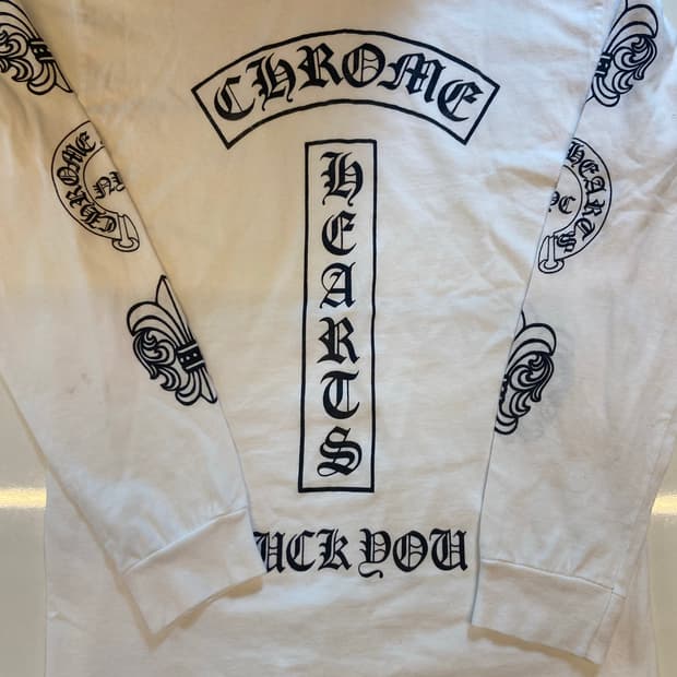90s chrome hearts T Bar long sleeve S
