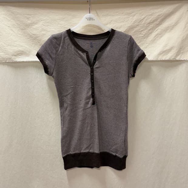 브랜디멜빌 스트라이프 단추티