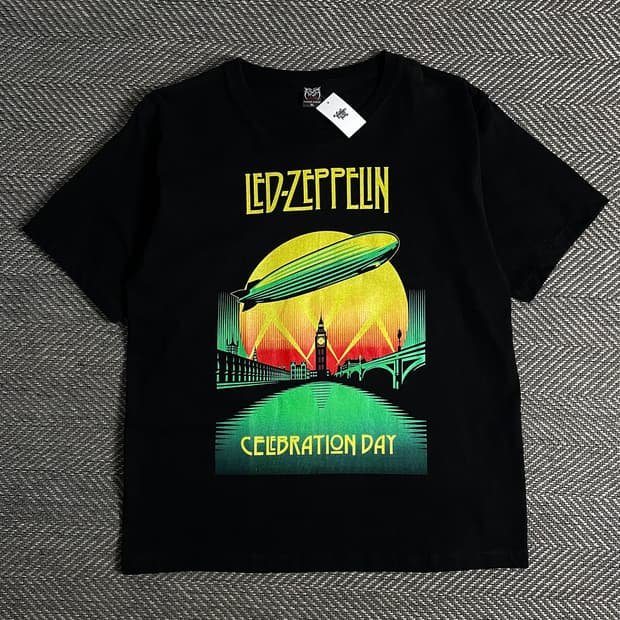 빈티지 레드재플린 락 밴드 티셔츠o 3367