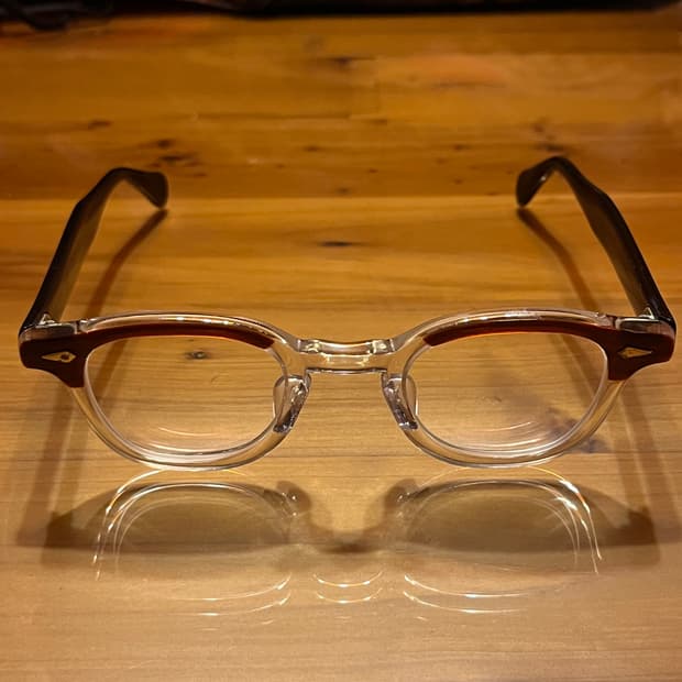 50's Tart Optical 타르트옵티컬 아넬 - 브라운 우드 투톤 