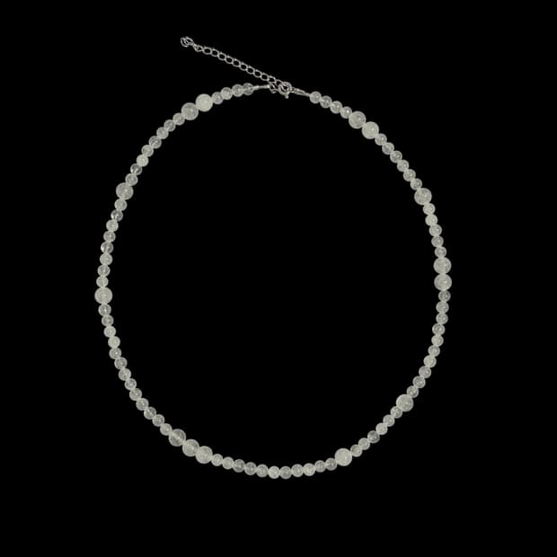 Bubble necklace - white 