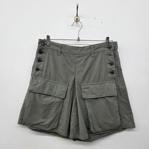zucca 주카 카키색 카고 팬츠 허리32in