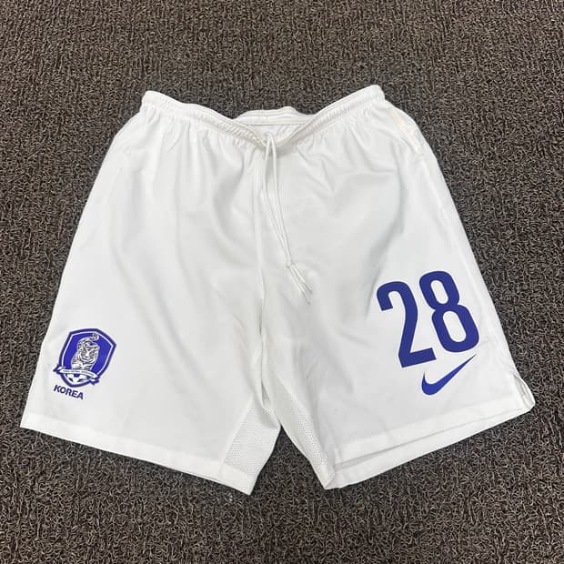 NIKE 나이키 국가대표 운동복 반바지 화이트 L