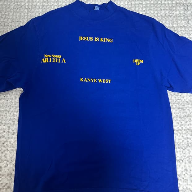 jesus is king jik short sleeve S 새상품
