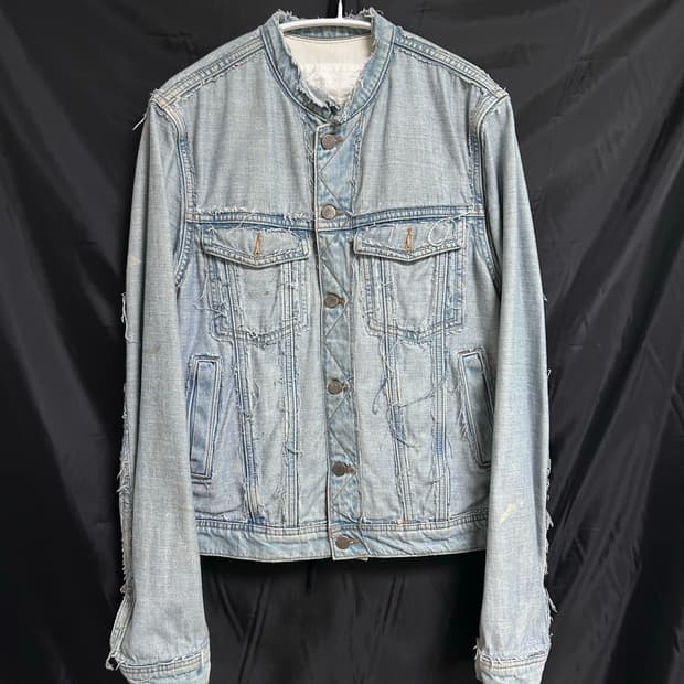 마르지엘라 h&m 데님 청자켓