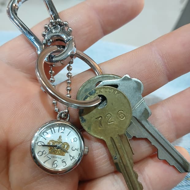 일본 빈티지 시계 키링