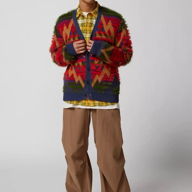 어반 아웃피터스 BDG 아메리칸 퍼 가디건