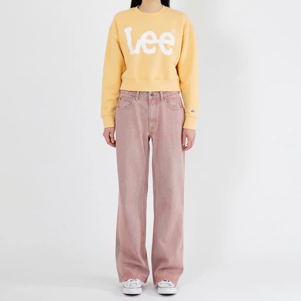 23SS 리 와이드 다잉 데님 팬츠