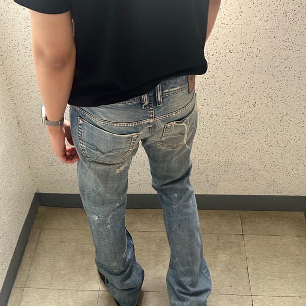 디젤 플레어 데님팬츠