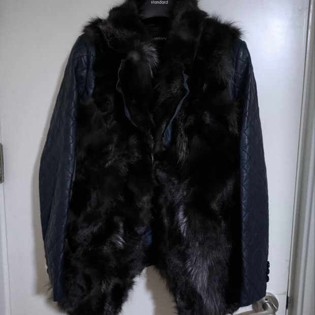 66 카시바디 최고급 모피 양가죽 자켓