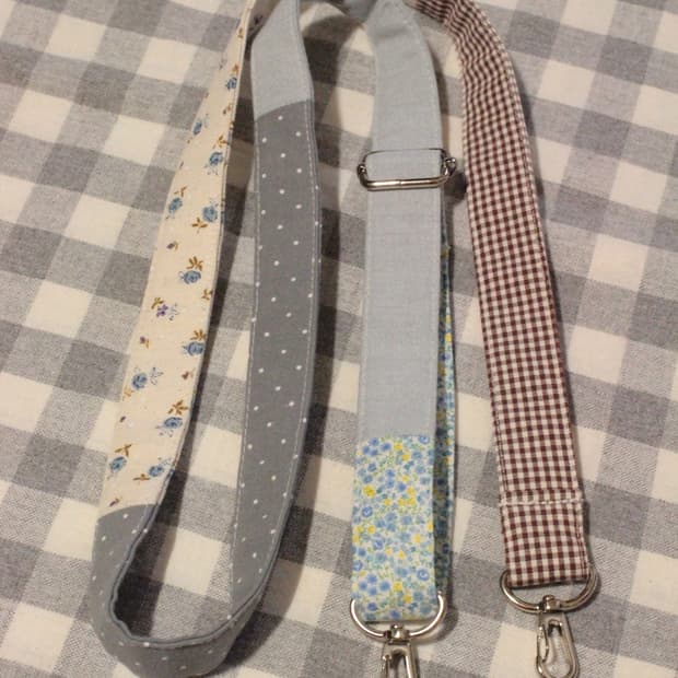 핸드메이드 패치워크 가방끈 숄더끈