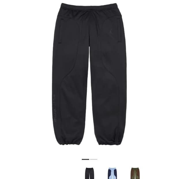 슈프림 조던 콜라보 24 fw 트랙팬츠 L