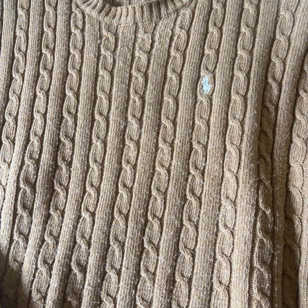 폴로 케이블니트 110