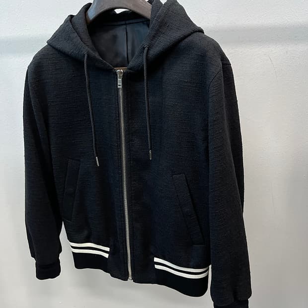 95) 시스템 트위드 후드집업 