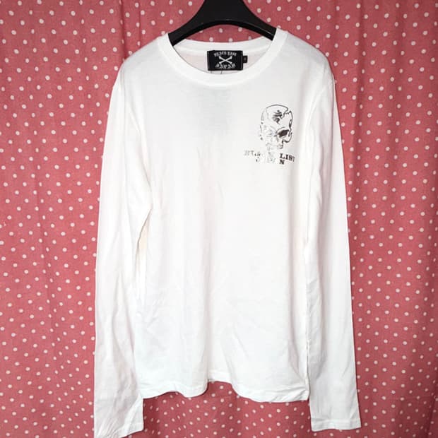 [BLACK LIST JAPAN] 블랙리스트재팬 스컬 롱슬리브 티셔츠