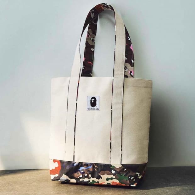 베이프 CAMO디자인 대용량토트백(미개봉)