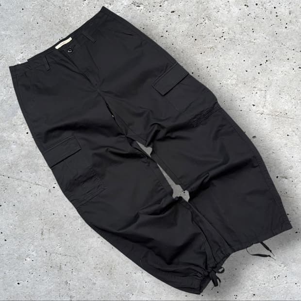 [30] 리바이스 94 배기 블랙 카고 바지 팬츠 D510
