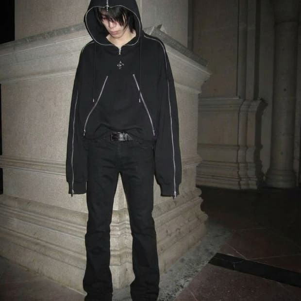 써저리 25ss 멀티 지퍼 해채주의 집업 후디