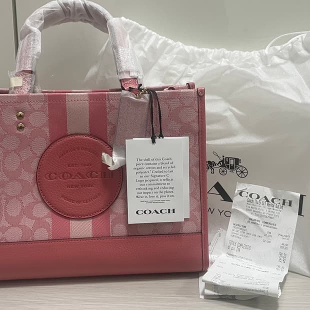 Coach 코치 뎀프시 캐리올 토트백