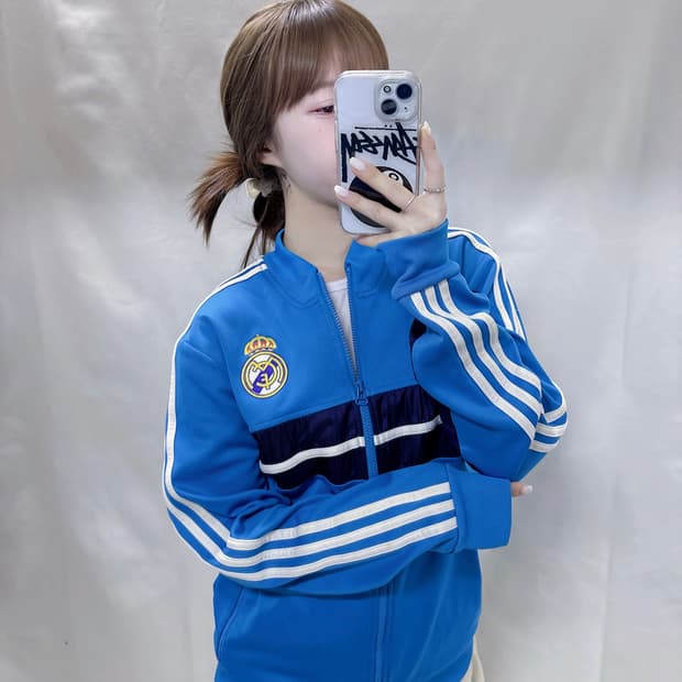 아디다스 레알마드르드 삼선 트랙탑 