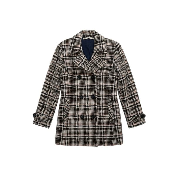 타미힐피거 체크코트 M