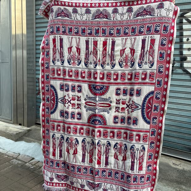 Vintage Egypt 패턴 블랭킷