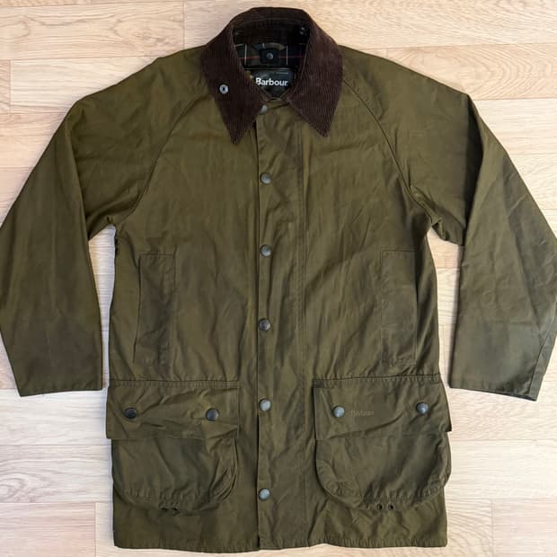 바버 클래식 뷰포트 Classic Beaufort 올리브 C36(91cm