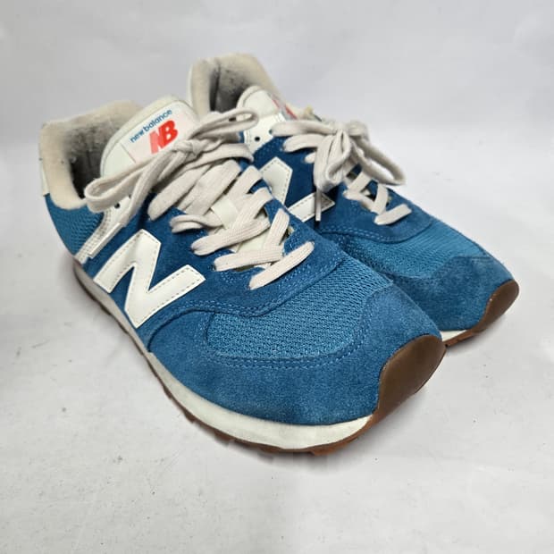 뉴발란스 574 블루 스웨이드 운동화260mm