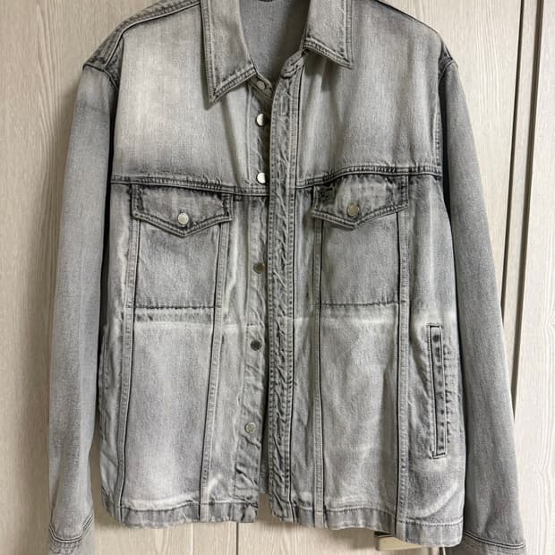 솔리드옴므 그레이 데님 자켓 48사이즈