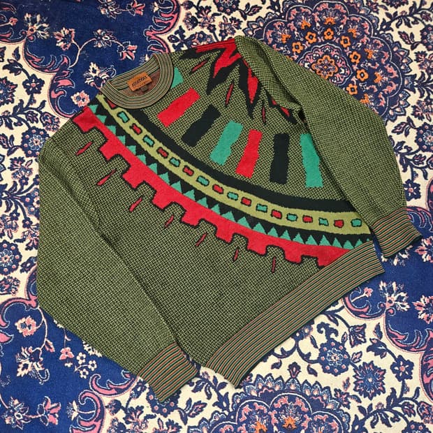판타지아(Fantasia) in italy 빈티지 Wool 100% 니트