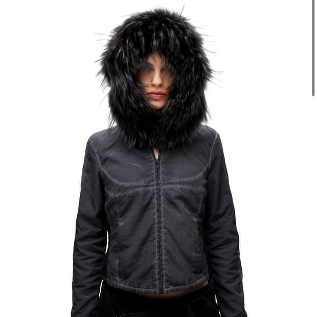 로딩룸 퍼 후디 집 자켓