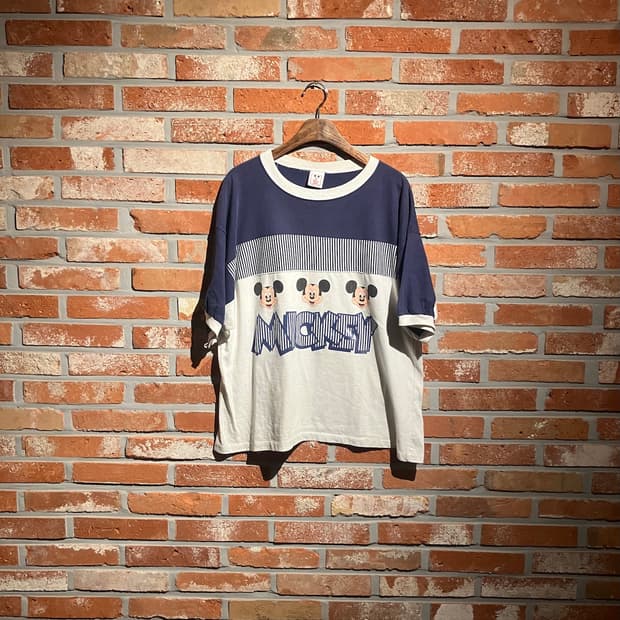 90s USA 빈티지 미키마우스 반팔 티셔츠