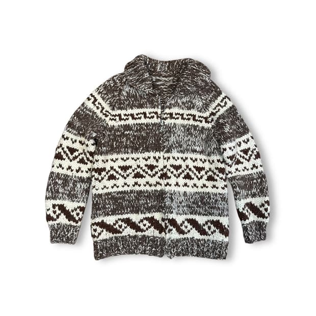 코위찬 니트 집업