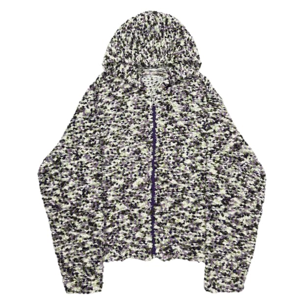 와이낫어스 부클 뽀글이 후드집업 자켓