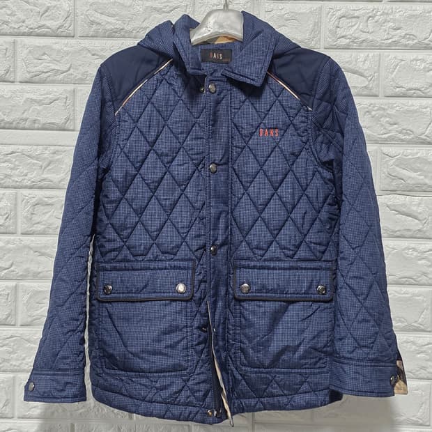 택포_ 닥스 키즈 퀼팅 후드 자켓 140