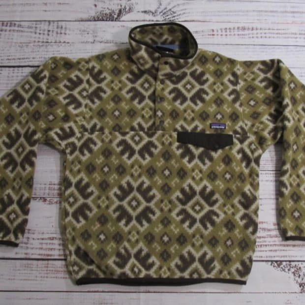 13FW 파타고니아 신칠라 스냅-T 오로라 패턴