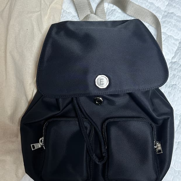 미닛뮤트 클로백팩 믹스블랙