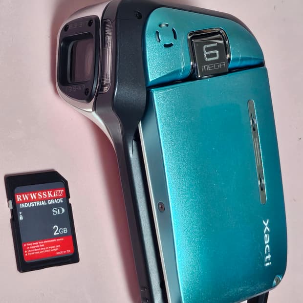 산요 작티 Xacti ca65 희귀 하늘색