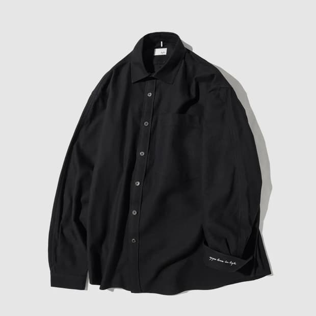 <거의 새것> [L] 다이아몬드 레이라 셔츠 검정