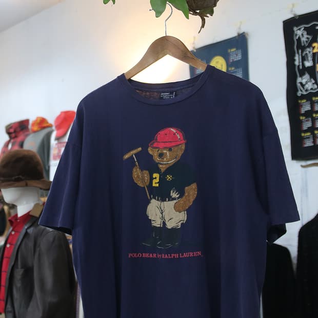 (착용컷) 폴로 랄프로렌 베어 반팔 티셔츠 (남성용 105)