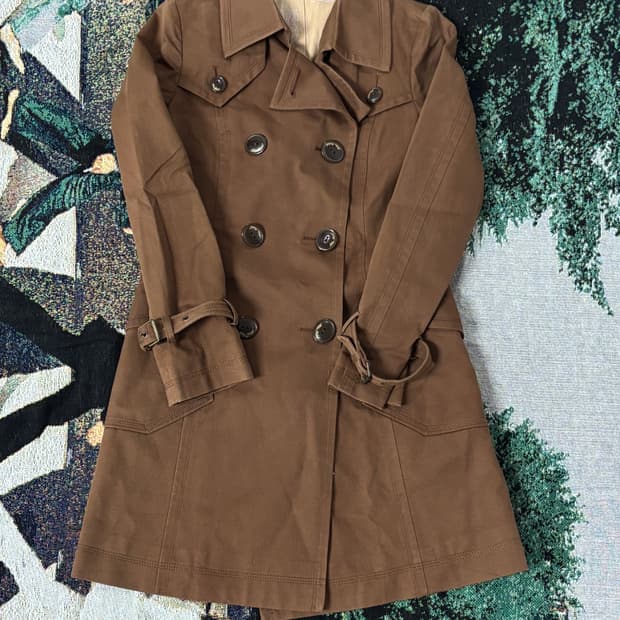 빈티지 버버리 블루라벨 트렌치코트