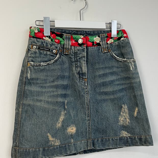 Dolce & Gabbana 데님 스커트