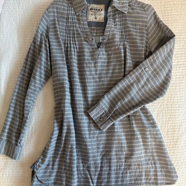 일본 빈티지 모리걸 티 블라우스