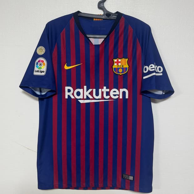 나이키 바르셀로나 18-19 홈 유니폼 반팔티