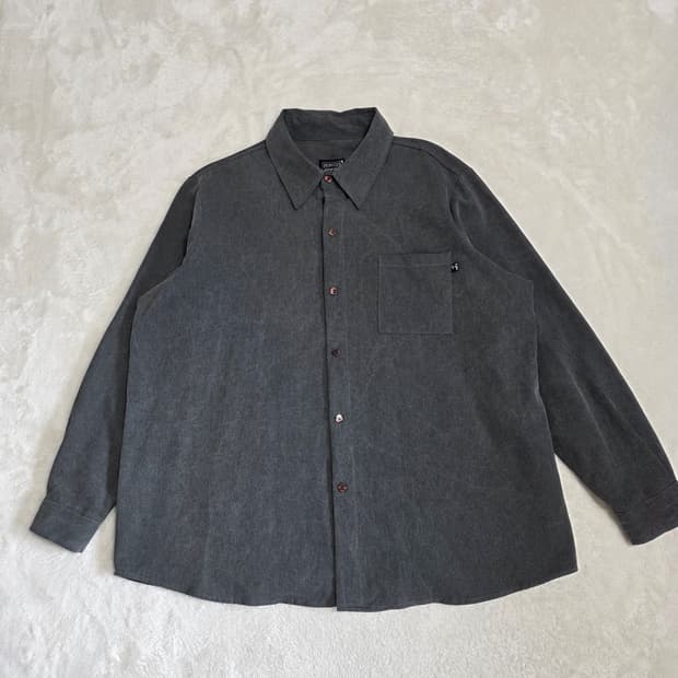 (L)퍼스텝 피그먼트 루즈핏 셔츠