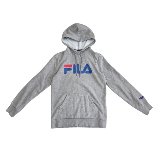 FILA 필라 클래식 빈티지 후드 티셔츠